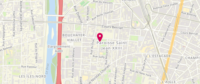 Plan de FAURE-MALAN Jocelyne, 5 Rue Buffon, 38000 Grenoble