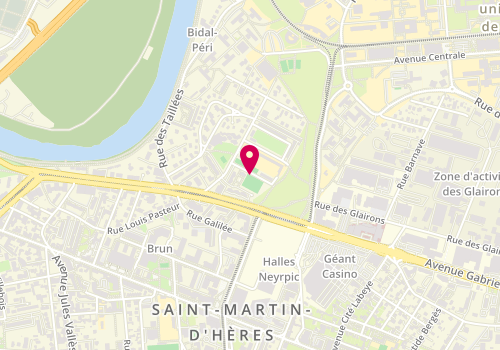 Plan de BORNE Richard, 2 Rue Lucien Sampaix, 38400 Saint-Martin-d'Hères