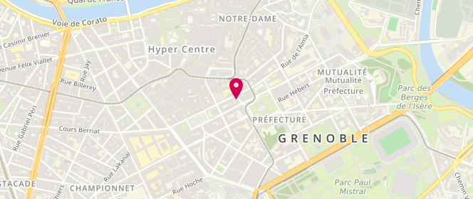 Plan de AVEZOU François, 2 Rue Marcel Benoît, 38000 Grenoble