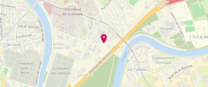 Plan de BENAYACHE Ratiba, Boulevard de la Chantourne, 38700 La Tronche