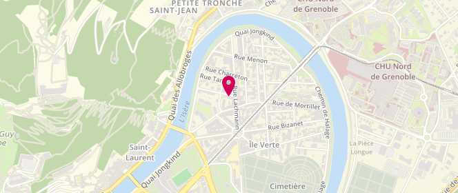 Plan de BOURIN-KLEIN Valérie, 20 Rue Duport Lavilette, 38000 Grenoble