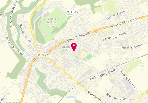Plan de GOUNON Agnès, 15 Impasse du College, 38470 Vinay