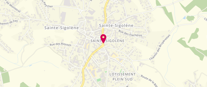 Plan de USSON Sébastien, 6 Rue Notre Dame des Anges, 43600 Sainte-Sigolène