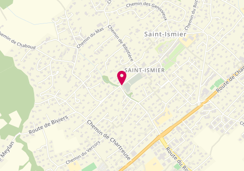 Plan de PILLON Gisèle, 330 Chemin du Charmant Som, 38330 Saint-Ismier