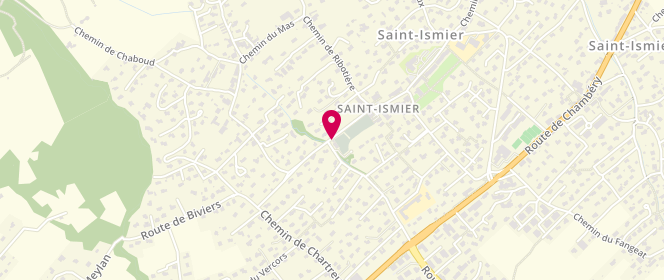 Plan de BATIER Sylvie, 330 Chemin du Charmant Som, 38330 Saint-Ismier