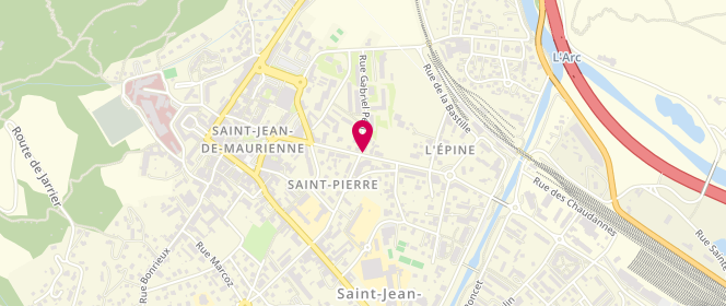Plan de AUGERT Agnès, 257 Avenue Henri Falcoz, 73300 Saint-Jean-de-Maurienne