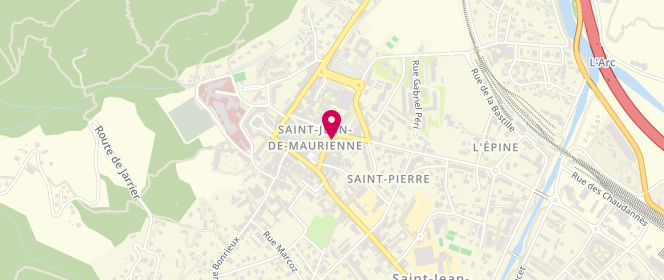 Plan de FERRET Marie, 100 Place de la Cathedrale, 73300 Saint-Jean-de-Maurienne