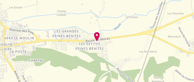 Plan de BOS Catherine, 320 Route de Moras, 26210 Saint-Sorlin-en-Valloire