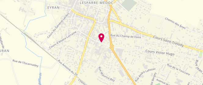 Plan de TARASCON Jean-Victor, 57 Rue Aristide Briand, 33340 Lesparre-Médoc