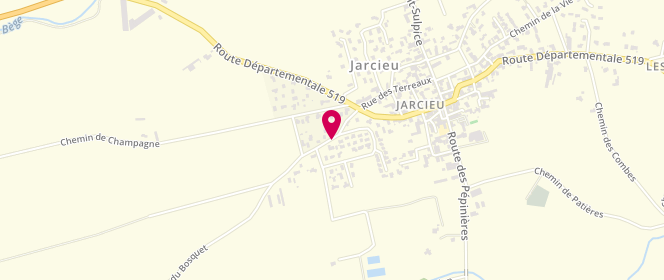 Plan de NIVET Laurence, 139 Chemin du Bosquet, 38270 Jarcieu