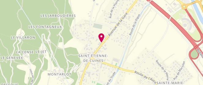 Plan de LACOSTE Alain, 193 Avenue de la Gare, 73130 Saint-Etienne-de-Cuines