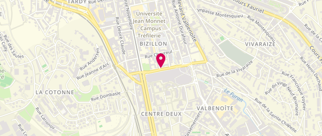 Plan de ROMIER Alban, 11 Rue Alexandre Pourcel, 42000 Saint-Étienne