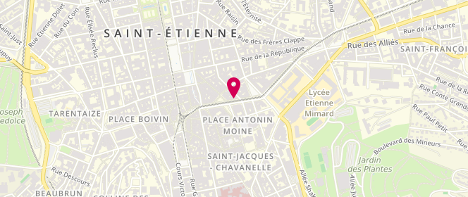 Plan de DUQUESNE Clément, 25 Avenue de la Liberation, 42000 Saint-Étienne