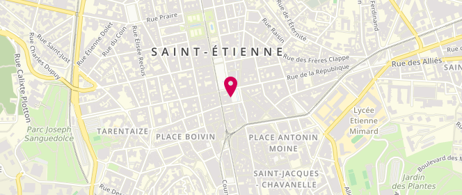 Plan de BALSAT Myriam, 4 Place Dorian, 42000 Saint-Étienne