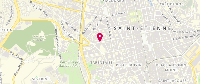 Plan de YACHOU Rachid, 37 Rue A Briand et de la Paix, 42000 Saint-Étienne