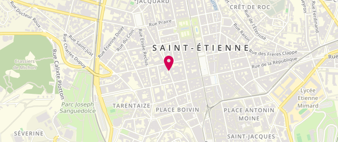 Plan de FERNANE Adlane, 3 Rue Mi Carême, 42000 Saint-Étienne