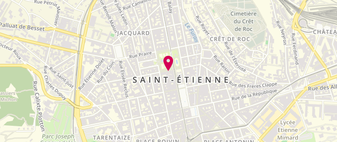 Plan de GRENIER Philippe, 3 Place Jean Jaurès, 42000 Saint-Étienne