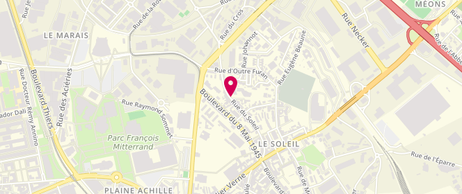 Plan de REICHENBACH Isabelle, 32 Rue du Soleil, 42041 Saint-Étienne