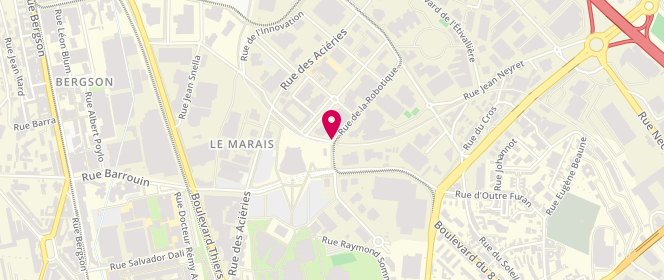 Plan de BUYCK-MABRUT Marianne, 3 Rue de la Robotique, 42000 Saint-Étienne