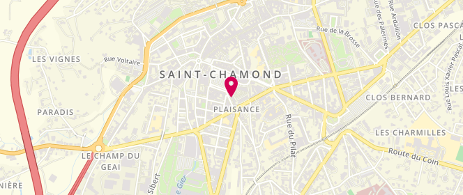 Plan de AMEQUIN Catherine, 1 Rue de l'Armistice, 42400 Saint-Chamond