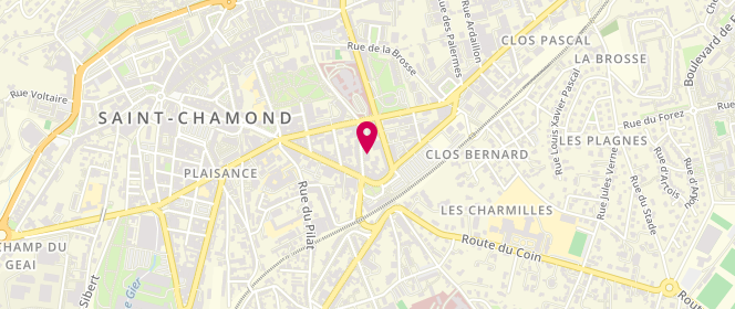 Plan de SABATER Elodie, 19 Rue Dugas Montbel, 42400 Saint-Chamond