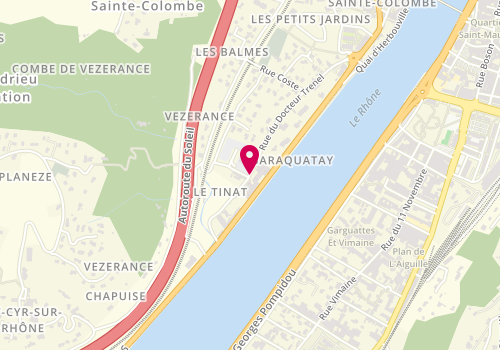 Plan de TAVERNIER François, 575 Rue du Docteur Trenel, 69560 Sainte-Colombe