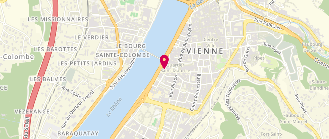 Plan de BELLON-URDA Fabienne, 4 Rue Auguste Donna, 38200 Vienne
