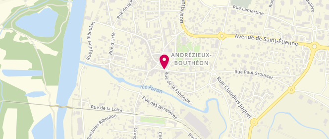 Plan de BRUSSON Anaïs, 15 Place du Forez, 42160 Andrézieux-Bouthéon