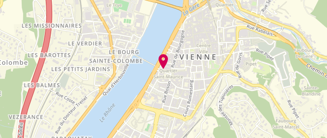 Plan de COLCOMBET Isabelle, 3 Place Saint Maurice, 38200 Vienne