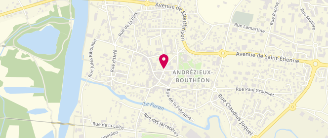 Plan de COSTE Sylvain, 13 Rue Aristide Briand, 42160 Andrézieux-Bouthéon