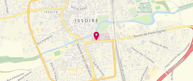 Plan de OLABE Julie, 13 Rue du Dr Sauvat, 63503 Issoire
