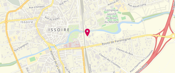 Plan de DESCAMPS Lucie, 3 Chemin de Rocpierre, 63500 Issoire