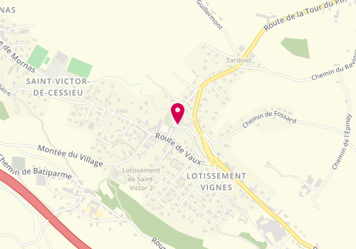 Plan de PUJADE Anne, 90 Chemin de Cartallier, 38110 Saint-Victor-de-Cessieu