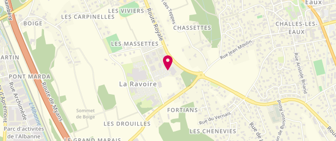 Plan de CHAPPELET Marc Antoine, 351 Avenue des Massettes, 73190 Challes-les-Eaux
