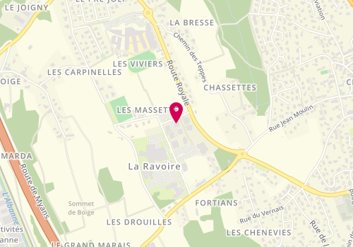 Plan de VERJUX Thierry, Avenue des Massettes, 73190 Challes-les-Eaux
