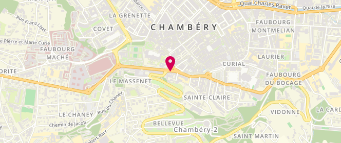 Plan de MONAVON Anne, 47 Place Caffe, 73000 Chambéry