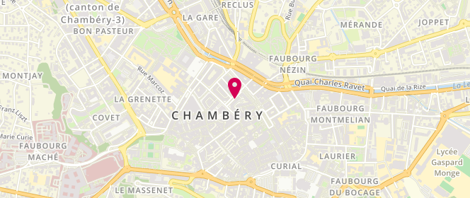 Plan de FABREGUE Christian, 4 Avenue General de Gaulle, 73000 Chambéry