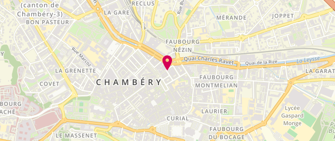 Plan de SIMON Anne, 1 Rue Salteur, 73000 Chambéry