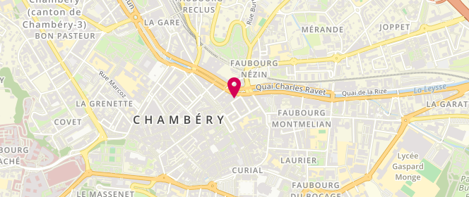 Plan de André Charles-Victor, 2 Rue Claude Martin, 73000 Chambéry