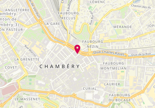 Plan de DELGOVE Laurent, 5 Rue General Ferrié, 73000 Chambéry