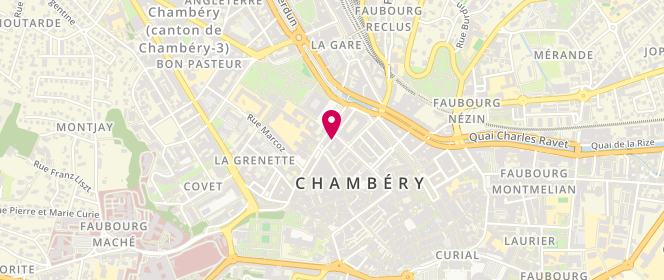 Plan de DESCHAMPS Jean-Marie, 11 Rue Doppet, 73000 Chambéry