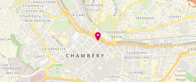 Plan de ROSENFELD Moshé, 1 Rue Guillaume Fichet, 73000 Chambéry