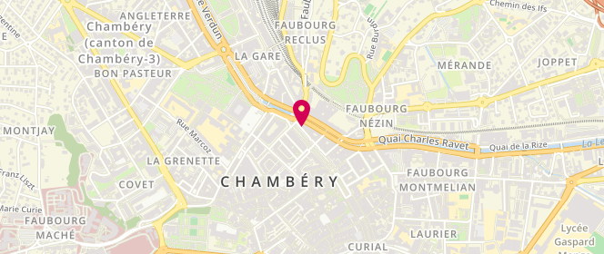 Plan de CHAPPELET Marc Antoine, 28 Boulevard de la Colonne, 73000 Chambéry