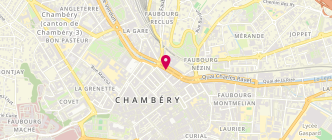 Plan de BROUSSE Hugues, 21 Avenue des Ducs de Savoie, 73000 Chambéry