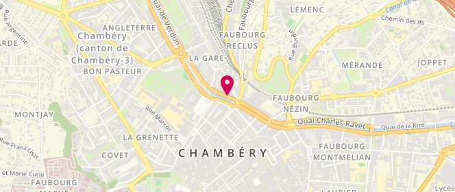 Plan de TESSIER Charlotte, 48 Rue Frezier, 73000 Chambéry