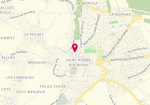 Plan de DAMALIX Gilles, Place de l'Europe, 73250 Saint-Pierre-d'Albigny