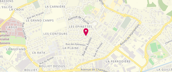 Plan de BERNARD Agnès, 240 Rue du Margeriaz, 73230 Saint-Alban-Leysse