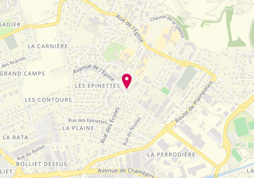 Plan de DERAIN Nicolas, 44 Place des Tournelles, 73230 Saint-Alban-Leysse
