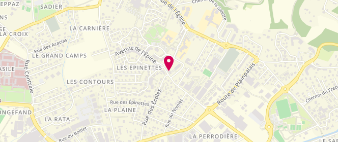 Plan de CHEYNIS-BARRUEL-BRUSSIN Lionel, 53 Place du Commerce, 73230 Saint-Alban-Leysse
