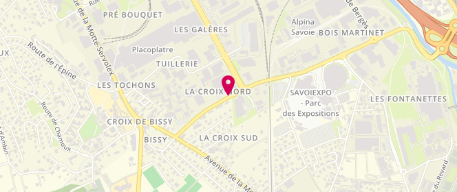 Plan de VIEL-EUDES Pascale, 367 Avenue du Grand Arietaz, 73000 Chambéry